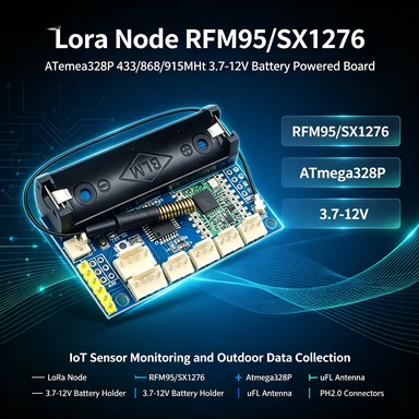 Lora Rfm95 - Nodo LoRa de 433/868/915MHz con RFM95/SX1276,