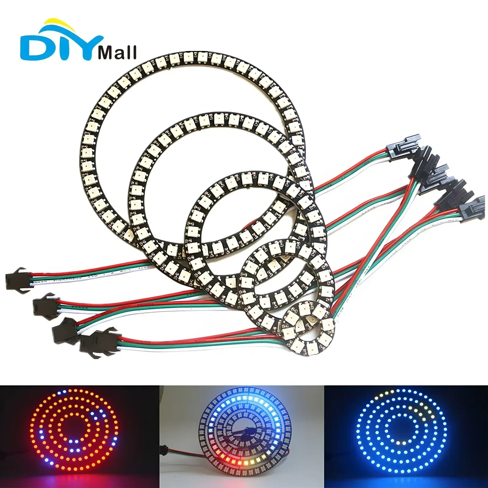 Ws2812B - DIYmall WS2812B 5050 RGB LED Anillo