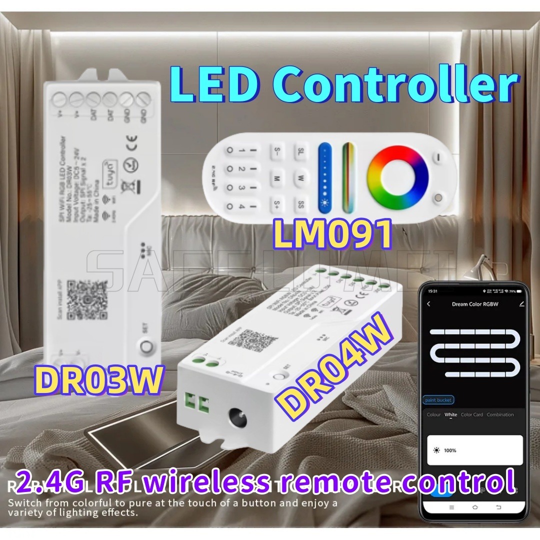 Ws2812B - Controlador LED LM091/DR03W/DR04W modulador de luz