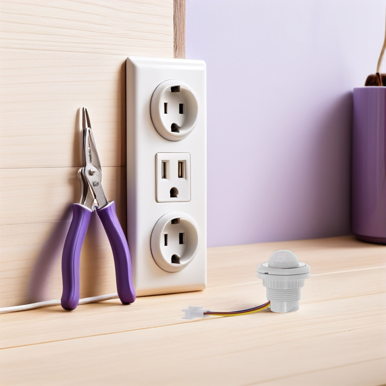 Pir Motion Sensor - Interruptor de luz con sensor de