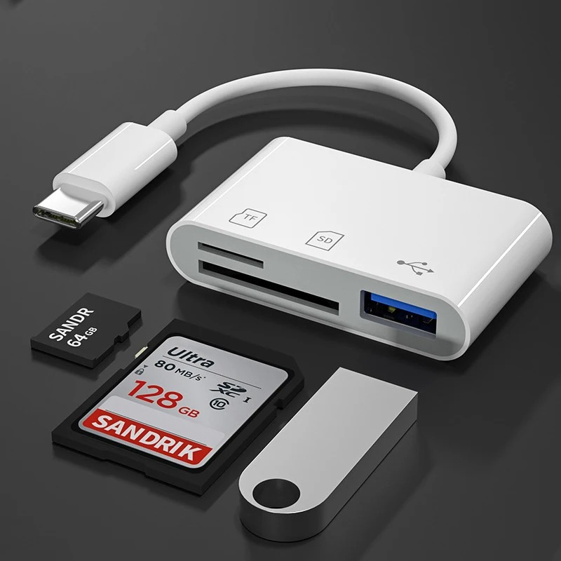 Sd Card Module - Adaptador y concentrador 3 en 1,