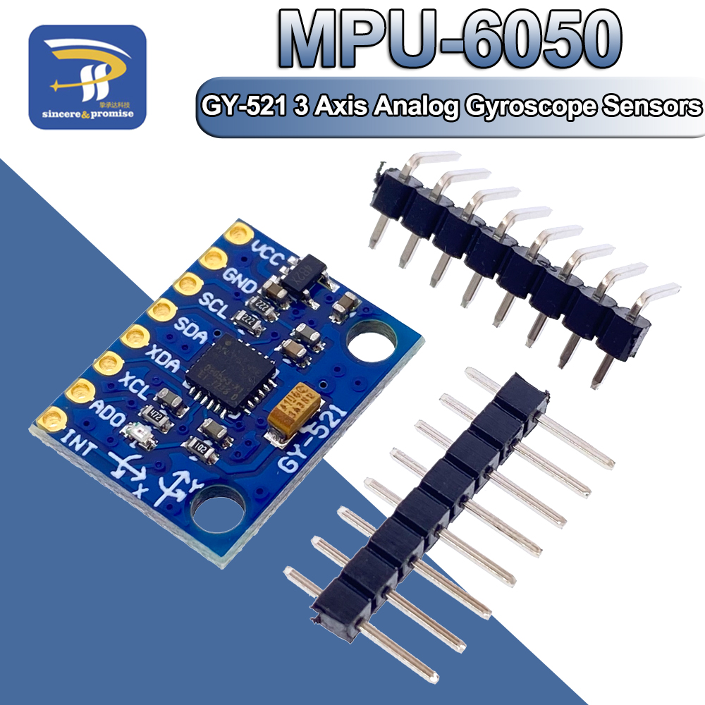 Mpu6050 - Sensores giroscópicos analógicos de 3 ejes,