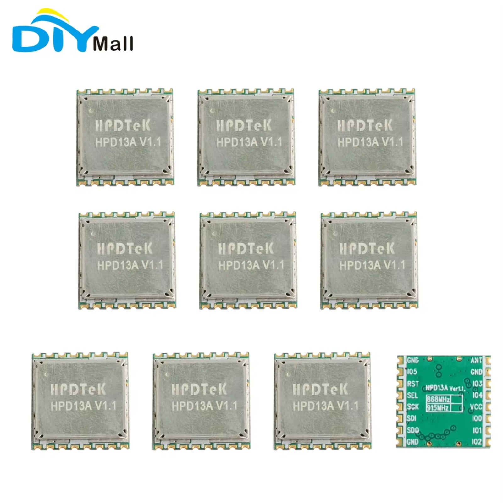 10PCS HPD13A 868MHz/915MHz SX1 - Lora Rfm95 reseña y precio