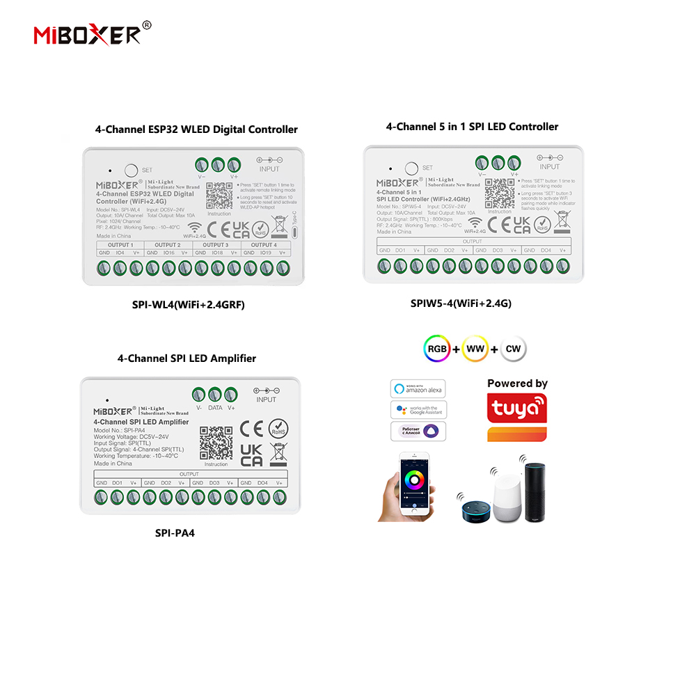 Controlador LED SPI Miboxer SP - Ws2812B reseña y precio