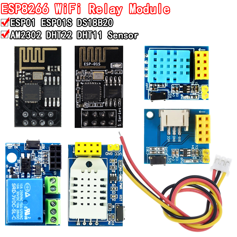 Módulo de relé WiFi ESP8266, C - Ds18B20 reseña y precio