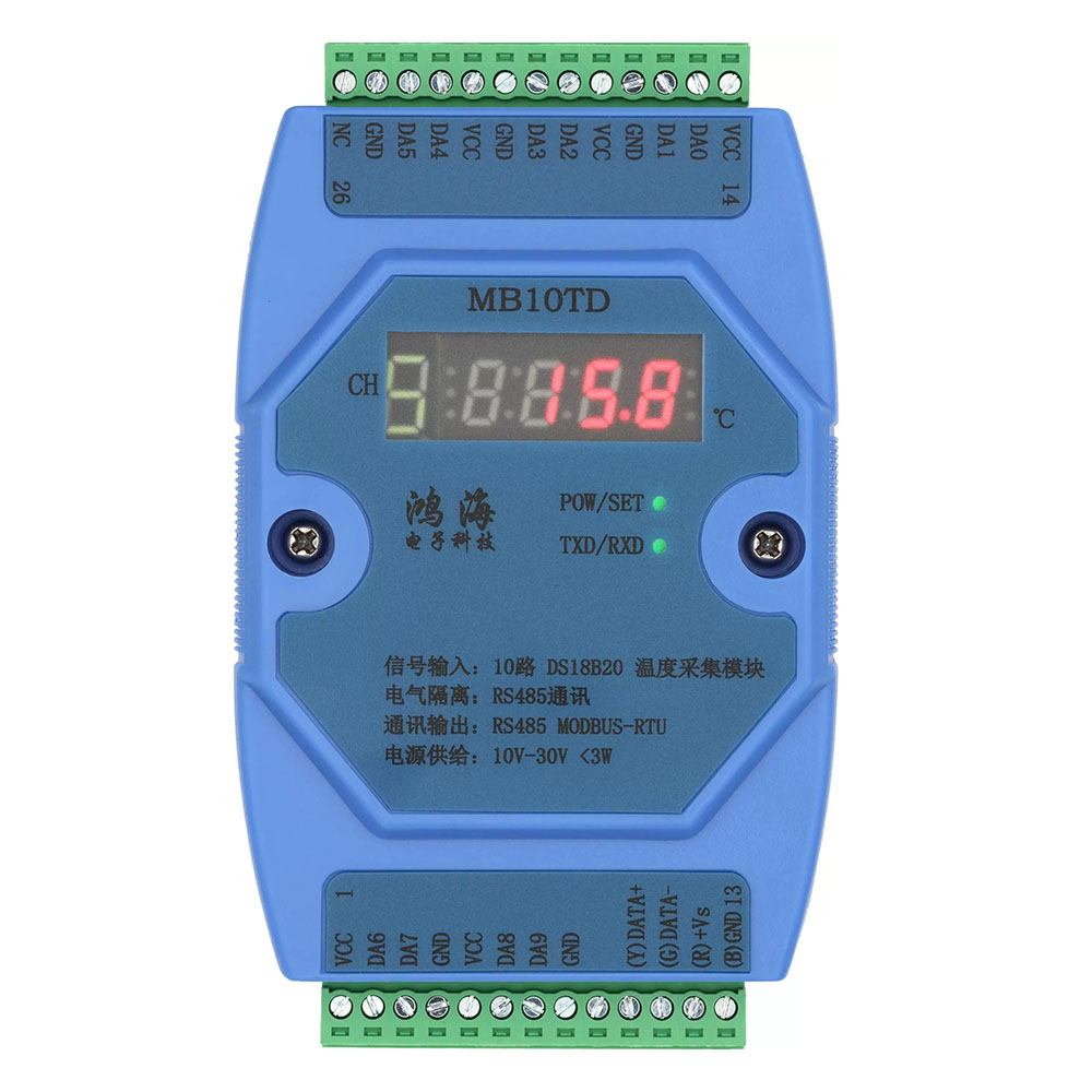 MB10TD 10 canales DS18B20 módu - Ds18B20 reseña y precio