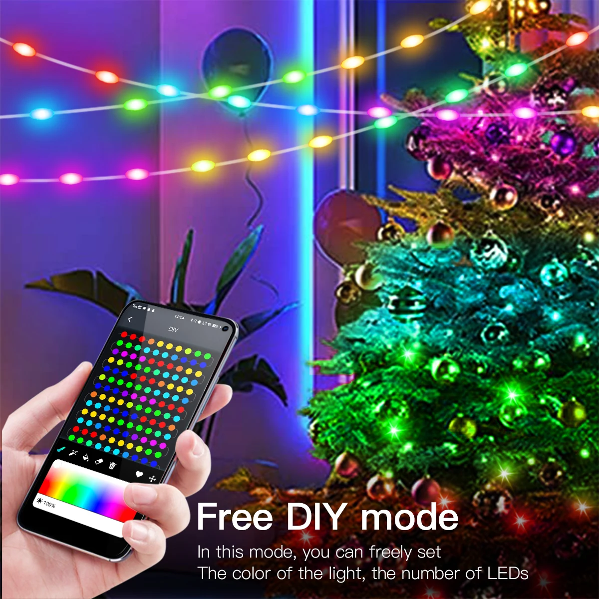 20M/10M/5M USB inteligente 5V  - Ws2812B reseña y precio