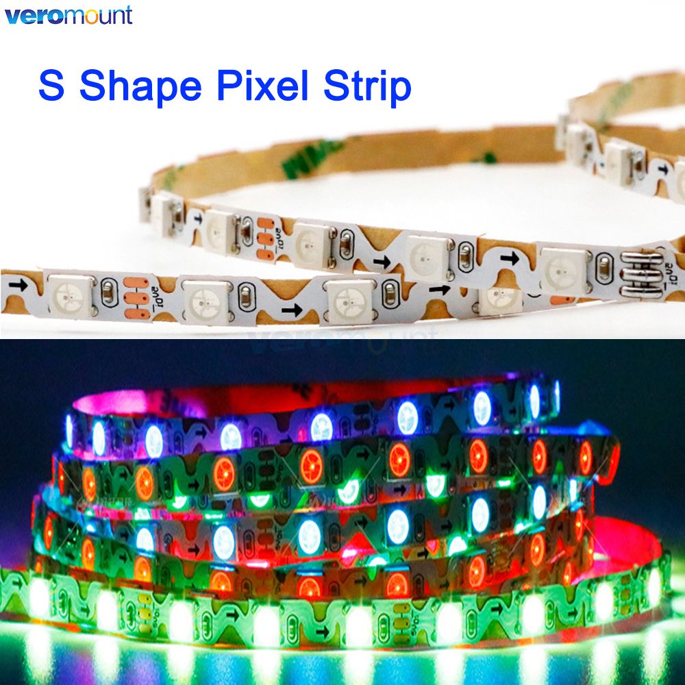 Tira de luces LED de píxeles d - Ws2812B Strip 5V reseña y precio