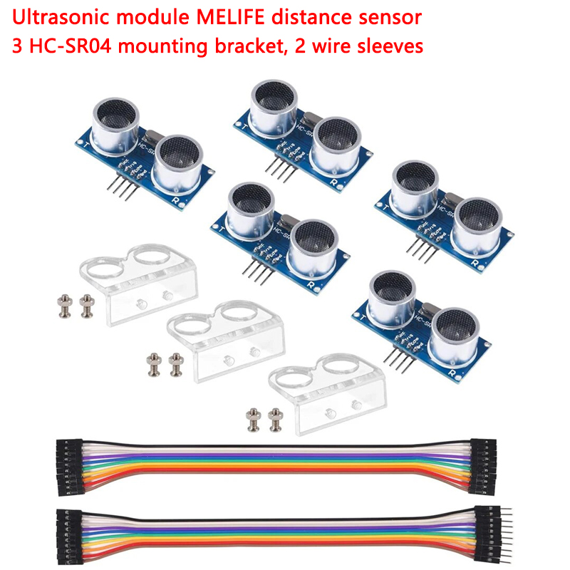 5 módulos ultrasónicos, sensor - Ultrasonic Sensor Hc-Sr04 reseña y precio