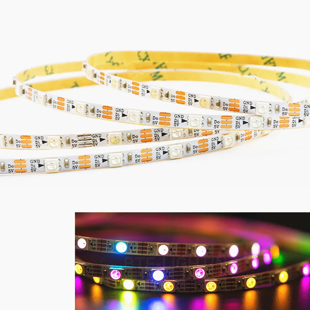1m/2m SK6812 WS2812B 60/144 pí - Ws2812B Strip 5V reseña y precio