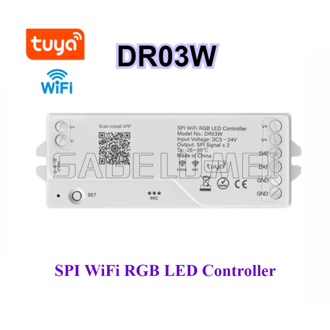 Controlador LED LM091/DR03W/DR - Ws2812B reseña y precio