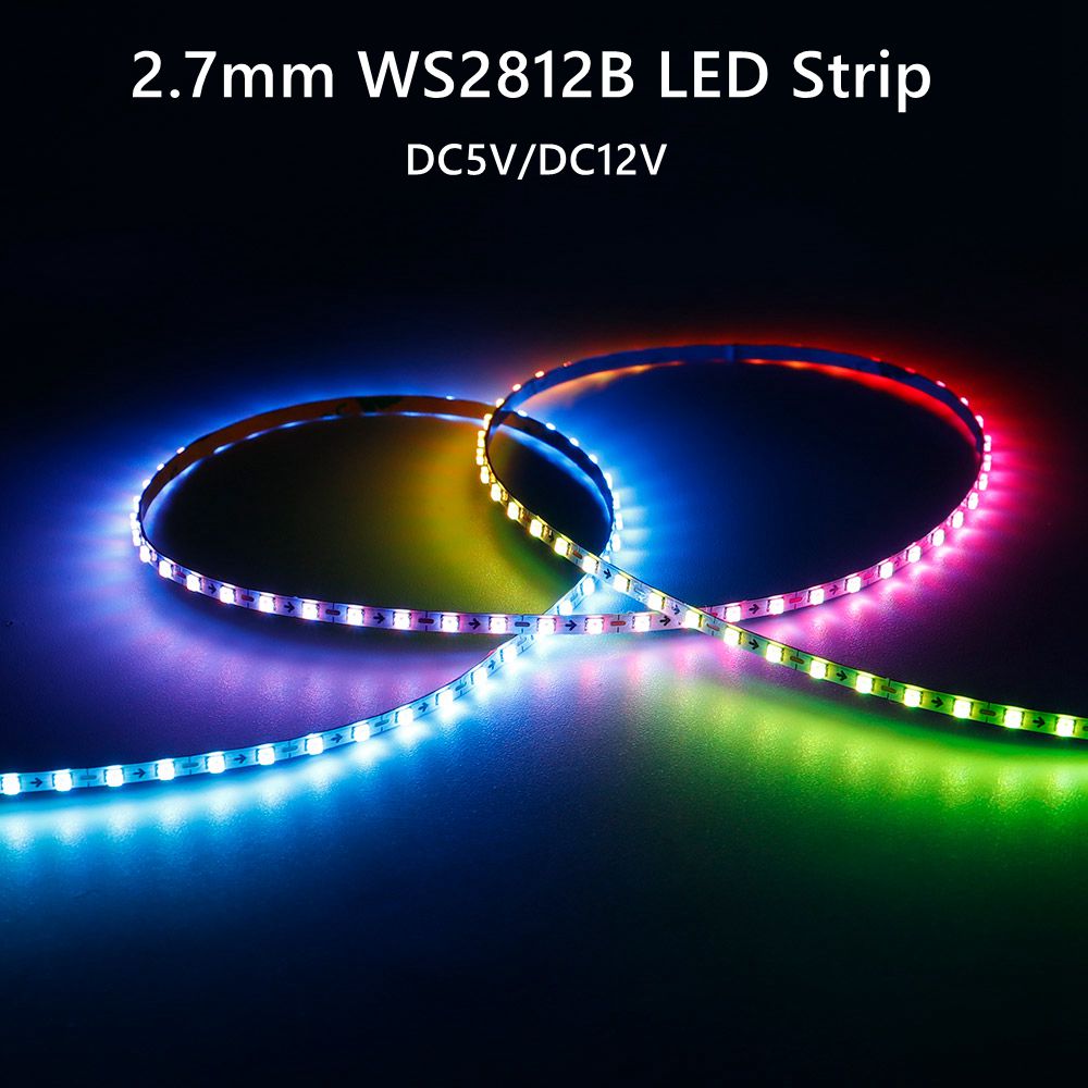 Tira de LED WS2812B de 2.7mm,  - Ws2812B Strip 5V reseña y precio