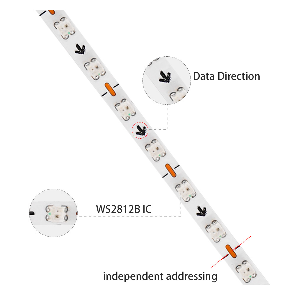 Tira de LED WS2812B de 2.7mm,  - Ws2812B Strip 5V reseña y precio
