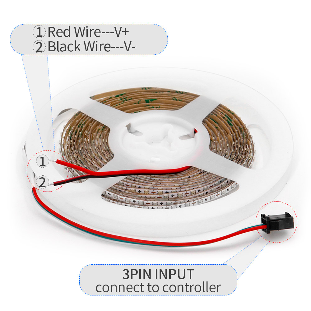 Tira de LED WS2812B de 2.7mm,  - Ws2812B Strip 5V reseña y precio