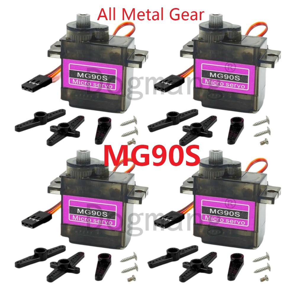 Servo MG90S, 1/2/4/10/20/50 Ud - Servo Sg90 reseña y precio