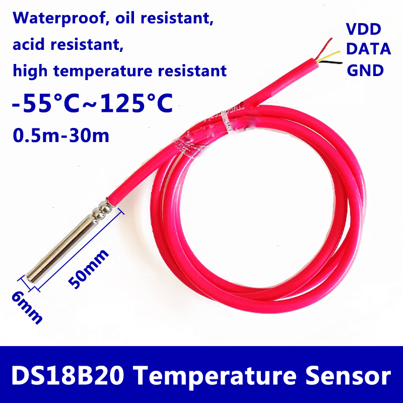 DS18B20 sensor de temperatura  - Ds18B20 reseña y precio